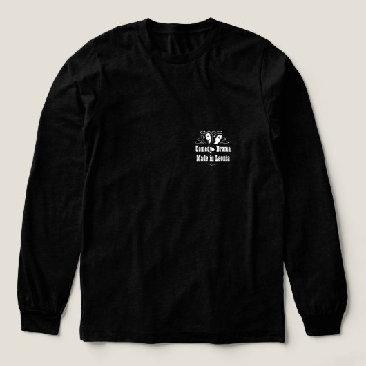 Dunkles T-Shirt für Männer oder Frauen Tri-Blend Shirt (Design Vorderseite)