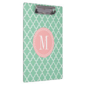 Dunkles tadelloses marokkanisches Fliesen-Gitter Klemmbrett (Rechts)