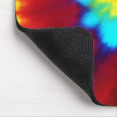 Dunkles Tie-Dye-Design Mousepad (Ecke)