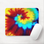 Dunkles Tie-Dye-Design Mousepad (Mit Mouse)