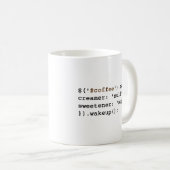 Dunkles und süßes Javascript Kaffeetasse (VorderseiteRechts)
