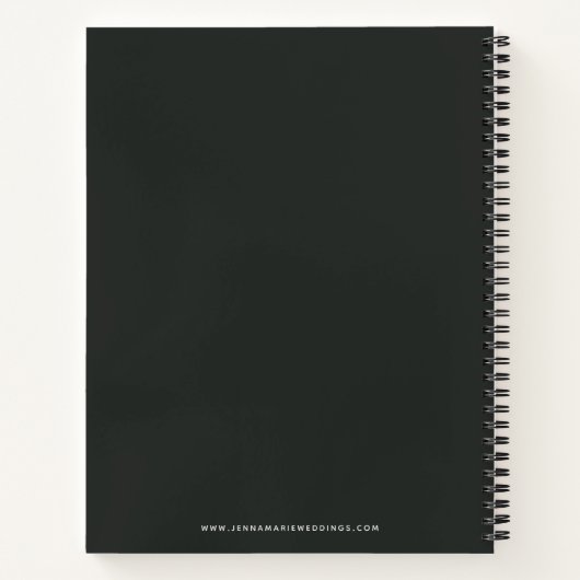 Dunkles Vintages Blumengeschäft Notizblock (Rückseite)