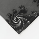 Dunkles Vortex-Fraktal Fleecedecke (Ecke)