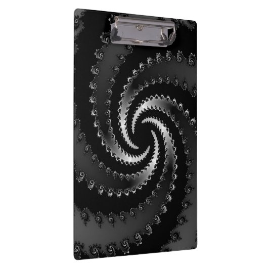 Dunkles Vortex-Fraktal Klemmbrett (Rechts)