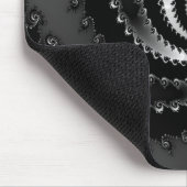 Dunkles Vortex-Fraktal Mousepad (Ecke)