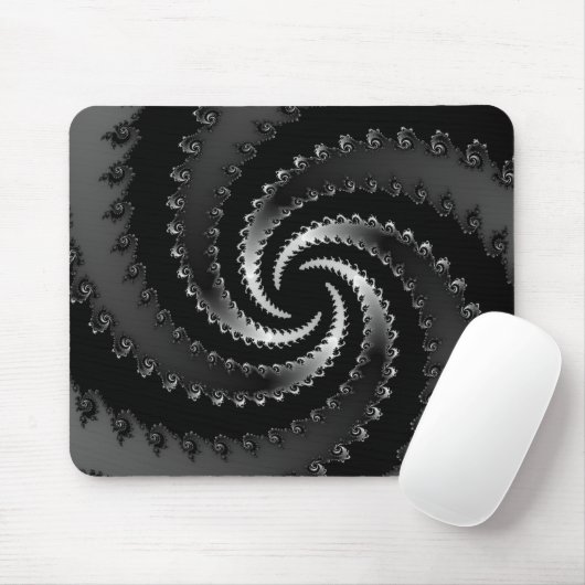 Dunkles Vortex-Fraktal Mousepad (Mit Mouse)