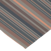 Dunkles Waldstreifen-Design Kurzer Tischläufer (Ecke)