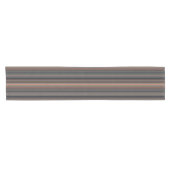 Dunkles Waldstreifen-Design Kurzer Tischläufer (Horizontal)