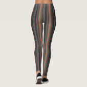 Dunkles Waldstreifen-Design Leggings (Rückseite)