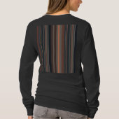 Dunkles Waldstreifen-Design T-Shirt (Rückseite)