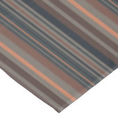 Dunkles Waldstreifen-Design  Tischdecke (Schrägansicht)