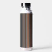 Dunkles Waldstreifen-Design  Trinkflasche (Links)