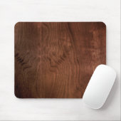 Dunkles Walnuss-Sperrholz Mousepad (Mit Mouse)