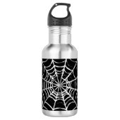 Dunkles Web Edelstahlflasche (Vorderseite)