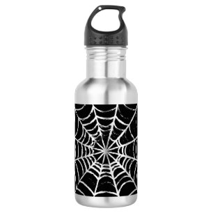 Dunkles Web Edelstahlflasche