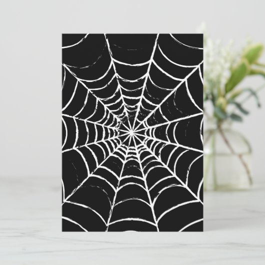 Dunkles Web Einladung (Stehend Vorderseite)