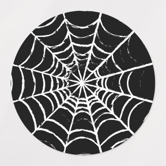 Dunkles Web Etiketten (Design 1)