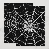 Dunkles Web Feiertagskarte (Vorne/Hinten)