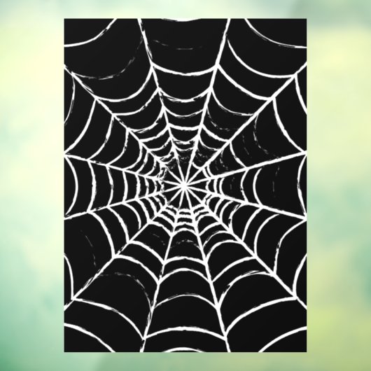Dunkles Web Fensteraufkleber (Blatt 3)