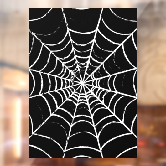 Dunkles Web Fensteraufkleber (Blatt 2)