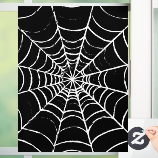 Dunkles Web Fensteraufkleber (Zuhause)
