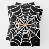 Dunkles Web Geschenkpapier Set (Beispiel)