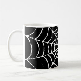 Dunkles Web Kaffeetasse