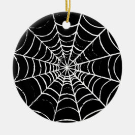 Dunkles Web Keramik Ornament