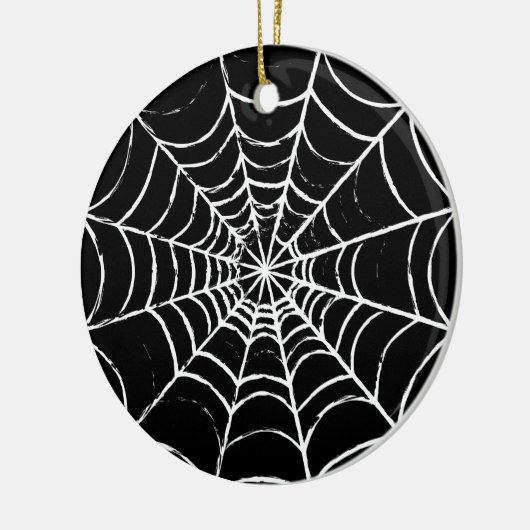 Dunkles Web Keramik Ornament (Links)