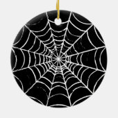 Dunkles Web Keramik Ornament (Hinten)