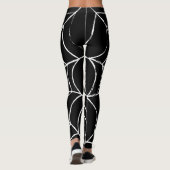 Dunkles Web Leggings (Rückseite)