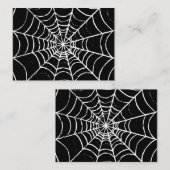 Dunkles Web Mitteilungskarte (Vorne/Hinten)