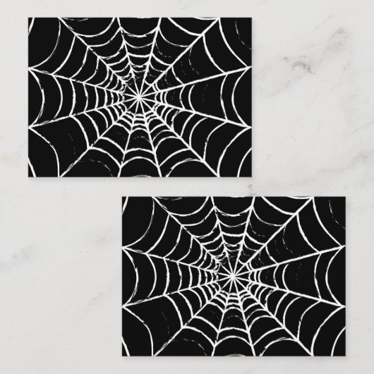 Dunkles Web Mitteilungskarte (Vorne/Hinten)