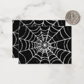 Dunkles Web Mitteilungskarte (Vorderseite/Rückseite Beispiel)