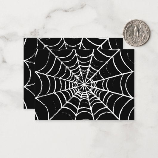 Dunkles Web Mitteilungskarte (Vorderseite/Rückseite Beispiel)