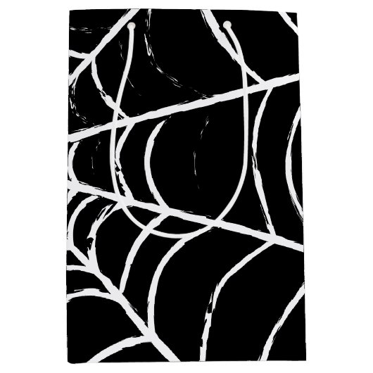 Dunkles Web Mittlere Geschenktüte (Vorderseite)