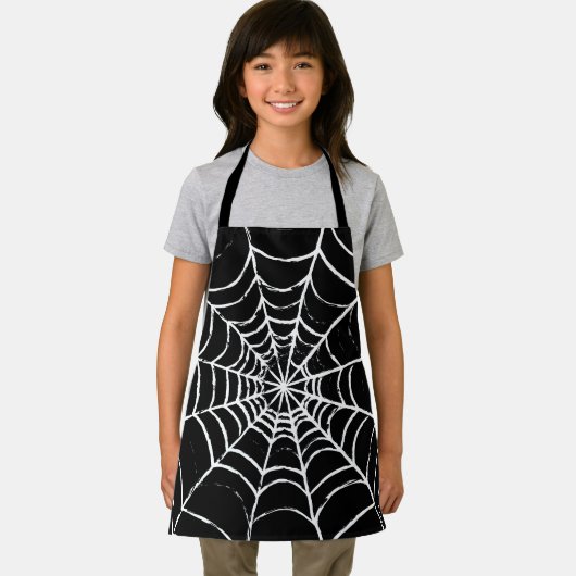 Dunkles Web Schürze (Insitu)