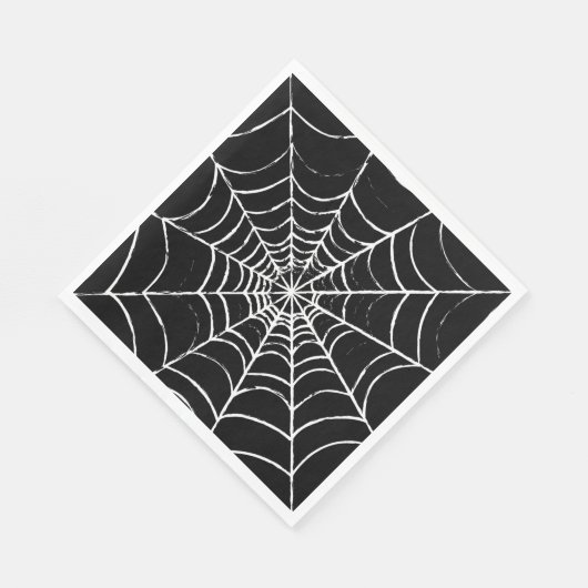 Dunkles Web Serviette (Ecke)