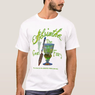 Dunkles Wermut-Grün-Fee-Shirt T-Shirt