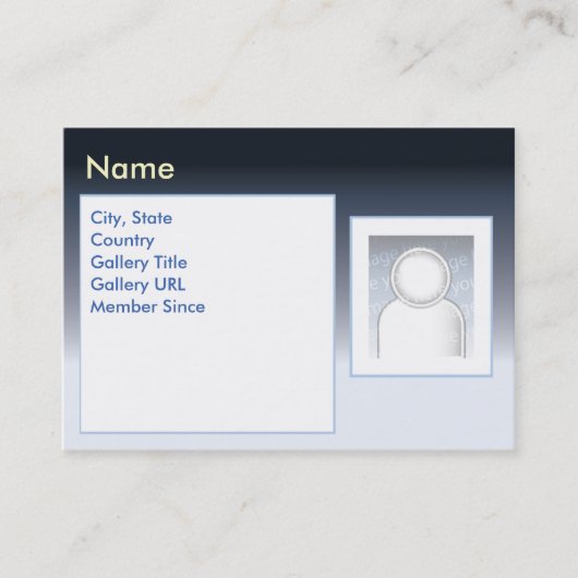 Dunkles Zazzle - mollig Visitenkarte (Vorderseite)