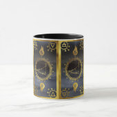 Dunkles Zodiac-Tarot: Capricorn Black & Gold Tasse (Zentrum)