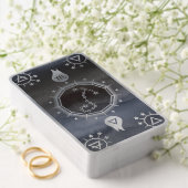 Dunkles Zodiac Tarot: Skorpio Black & Silver Spielkarten (Insitu (Hochzeit))
