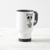 Dunkles Zombie-Zuckerkätzchen Reisebecher (VorderseiteRechts)