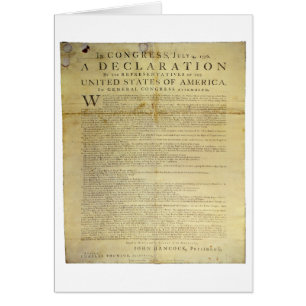 Dunlap Breitseiten-Unabhängigkeitserklärung 1774