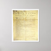 Dunlap Broadside Declaration of Independence 1774 Leinwanddruck (Vorderseite)