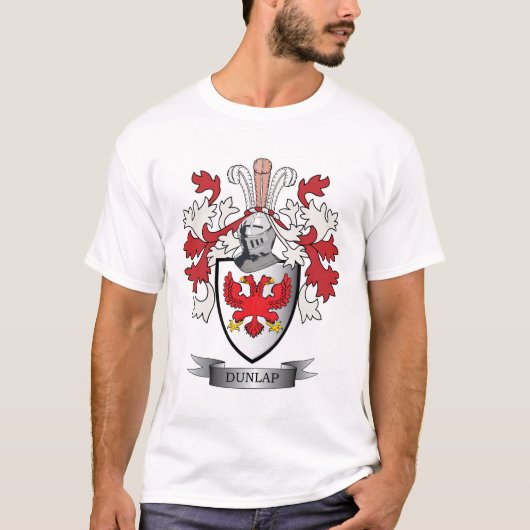 Dunlap Familienwappen-Wappen T-Shirt (Vorderseite)