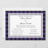 Dunlap Scottish Wedding Einladung (Vorderseite)