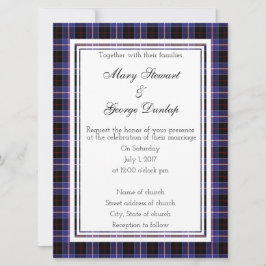 Dunlap Scottish Wedding Einladung