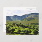 Dunlewy Mountains Irland Postkarte (Vorne/Hinten)