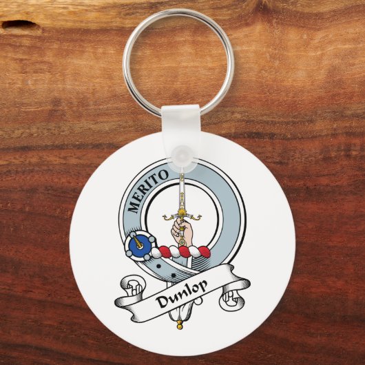 Dunlop Clan Abzeichen Schlüsselanhänger (Vorderseite)